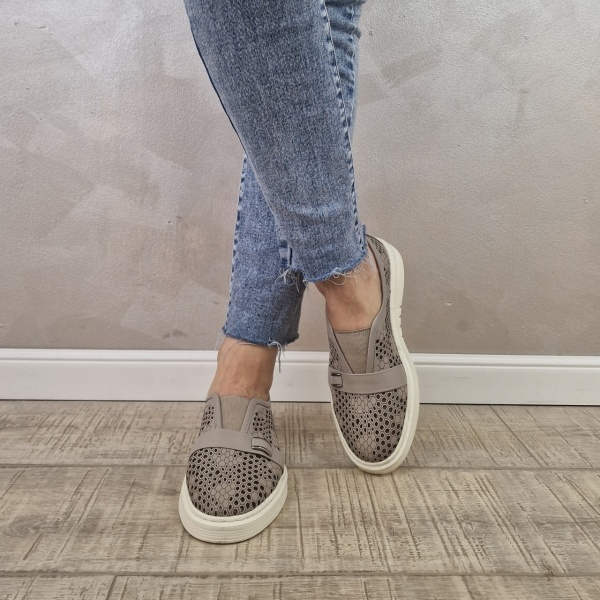 Pantofi casual/sport dama MANOS.RO piele naturala PV2154 - Img 3
