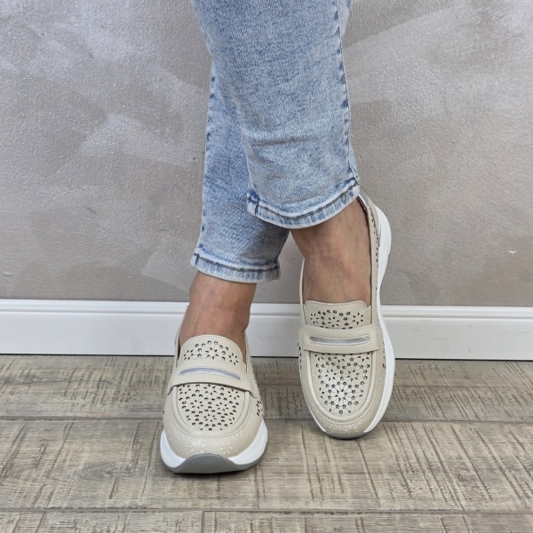 Pantofi dama casual ANA VIOTTI piele naturala PC2354 - Img 2