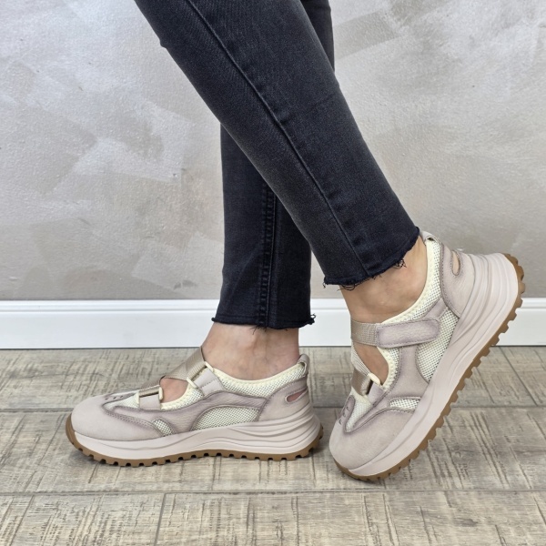 Pantofi dama casual Formazione piele naturala PV2147 - Img 4