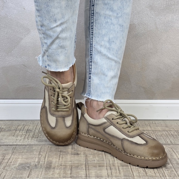 Pantofi dama casual Franco piele naturala PC2347 - Img 3