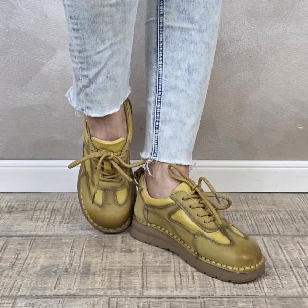 Pantofi dama casual Franco piele naturala PC2374 - Img 4