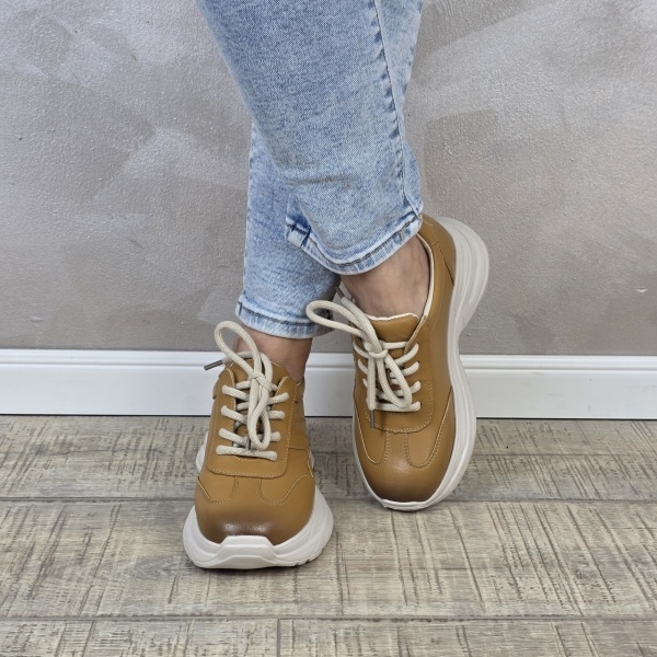 Pantofi dama casual Franco piele naturala PS686 - Img 3
