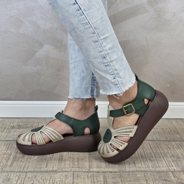 Pantofi dama casual Franco piele naturala PV2156 - Img 4