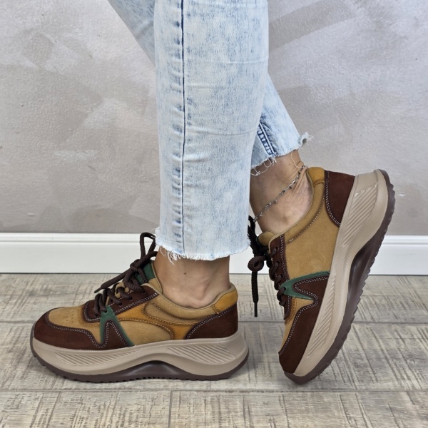 Pantofi dama sport FEELING piele naturala PS817 - Img 4