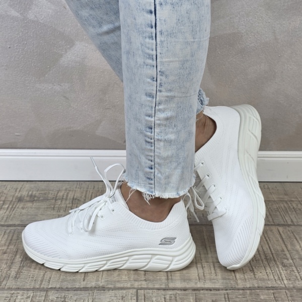 Pantofi dama sport Skechers® Bobs B Flex W 117591 WHT - Img 6