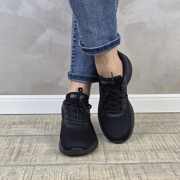Pantofi dama sport Skechers® Bobs Squad Chaos 117550 BBK - Img 2