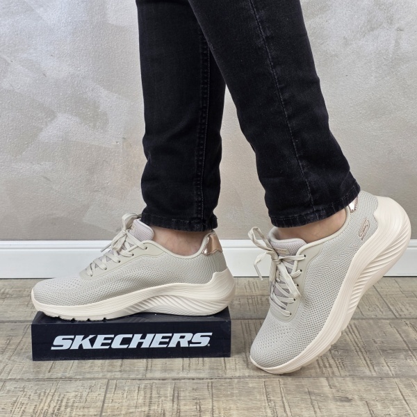 Pantofi dama sport Skechers® Bobs Squad Chaos 117679 OFWT - Img 5