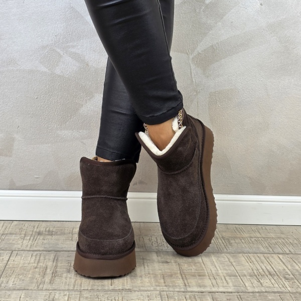 MANOS.RO Ghete dama piele naturala Water Repellent ANA VIOTTI GD2353 - Img 3