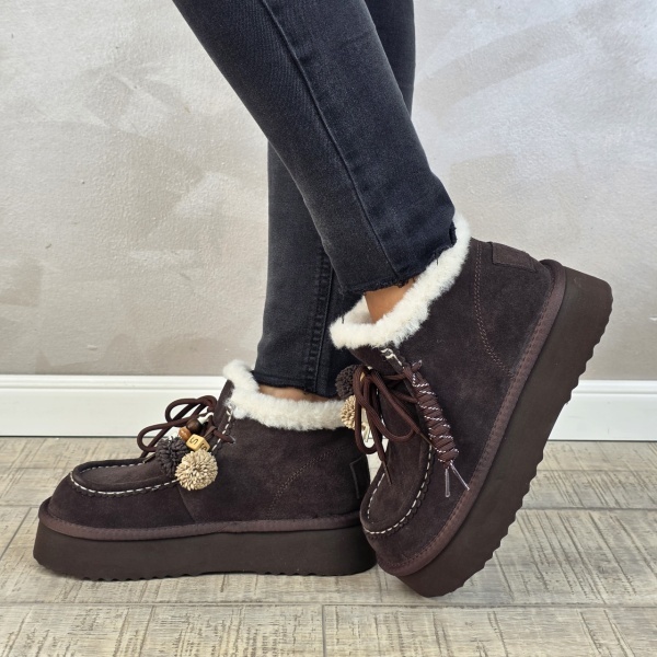 MANOS.RO Ghete/Pantofi dama piele naturala Water Repellent ANA VIOTTI GD2624 - Img 3