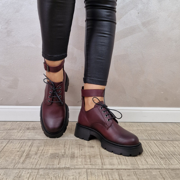 MANOS.RO Pantofi casual dama piele naturala PC1740 - Img 3