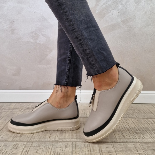 MANOS.RO Pantofi casual dama piele naturala PC1974 - Img 3