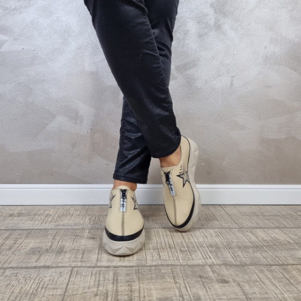 Pantofi casual dama piele naturala MANOS.RO PC1579 - Img 2