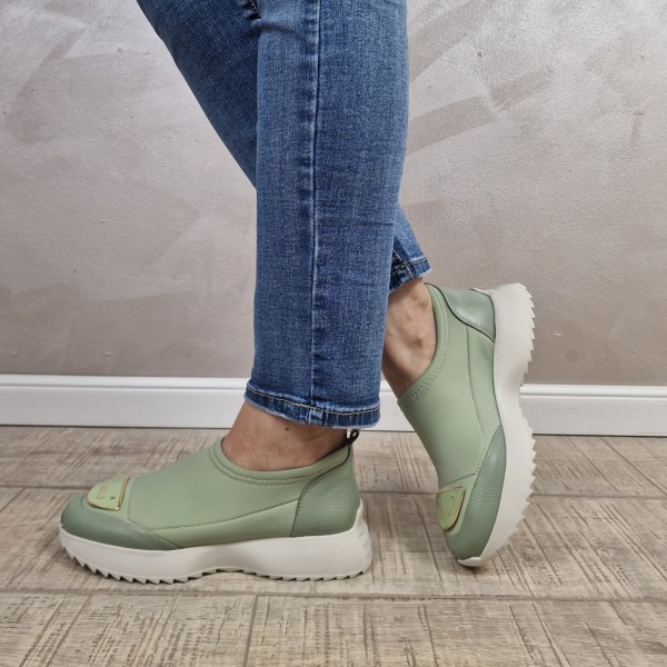 Pantofi casual/sport dama MANOS.RO piele natural/STRETCH PS513 - Img 4