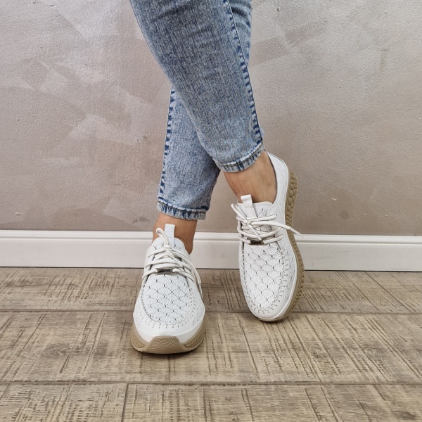 Pantofi casual/sport dama MANOS.RO piele naturala PC2225 - Img 2