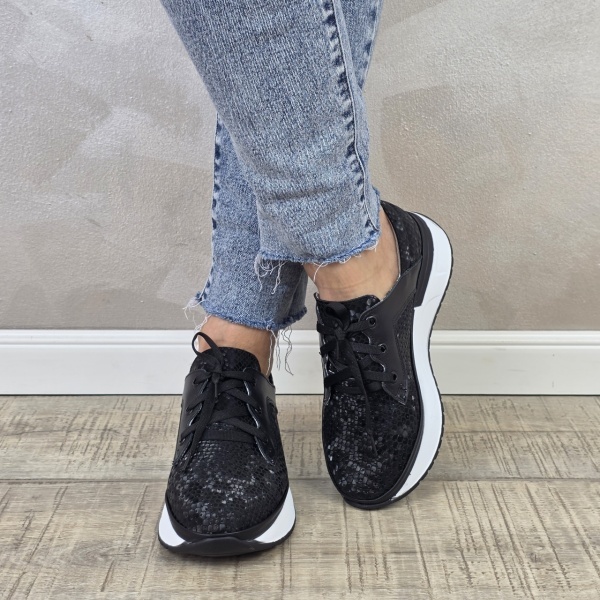 Pantofi casual/sport dama MANOS.RO piele naturala PS675 - Img 3