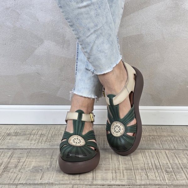 Pantofi dama casual Franco piele naturala PV2158 - Img 3