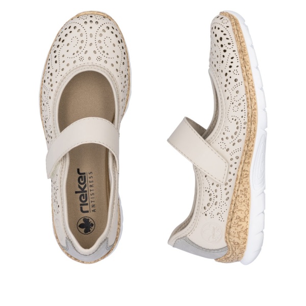 Pantofi dama piele naturala Rieker N4299-60 - Img 3