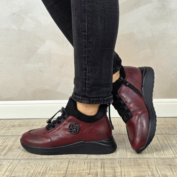 MANOS.RO Ghete dama casual sport piele naturala Filippo GS015 - Img 2