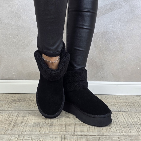 MANOS.RO Ghete dama piele naturala Water Repellent ANA VIOTTI GD2527 - Img 4