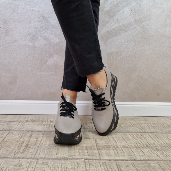 MANOS.RO Pantofi casual dama piele naturala PC1733 - Img 2