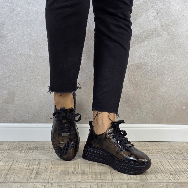 MANOS.RO Pantofi dama casual sport piele naturala Filippo PS614 - Img 2