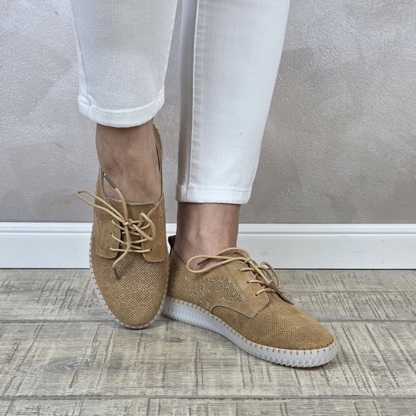 MANOS.RO Pantofi dama casual sport piele naturala FILIPPO PS747 - Img 3
