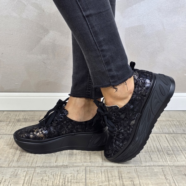 MANOS.RO Pantofi dama casual sport piele naturala FILIPPO PS887 - Img 4