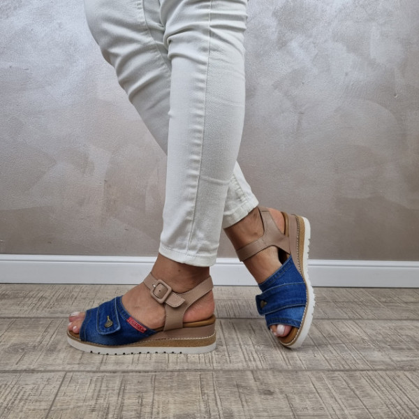 MANOS.RO Pantofi dama Jeans SJ27 - Img 4