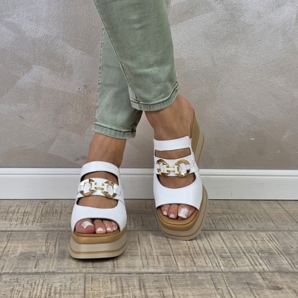 MANOS.RO Sandale dama piele naturala GOLD DEER SP885 - Img 3