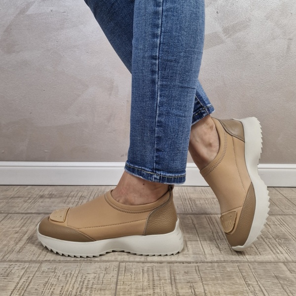Pantofi casual/sport dama MANOS.RO piele natural/STRETCH PS510 - Img 4