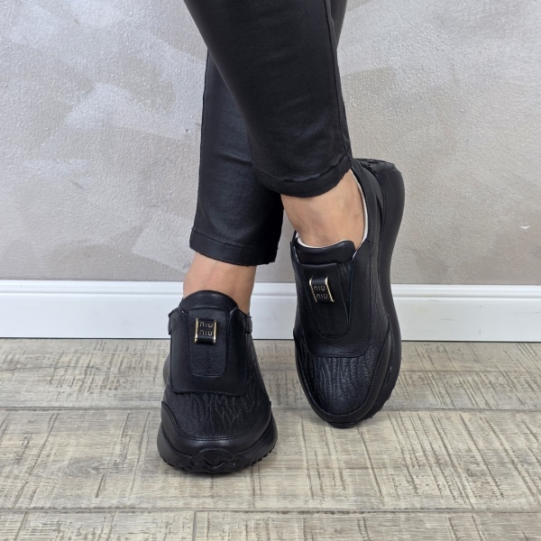 Pantofi casual/sport dama MANOS.RO piele naturala PS695 - Img 2
