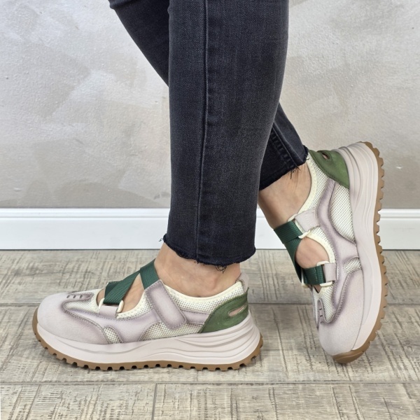 Pantofi dama casual Formazione piele naturala PV2146 - Img 2
