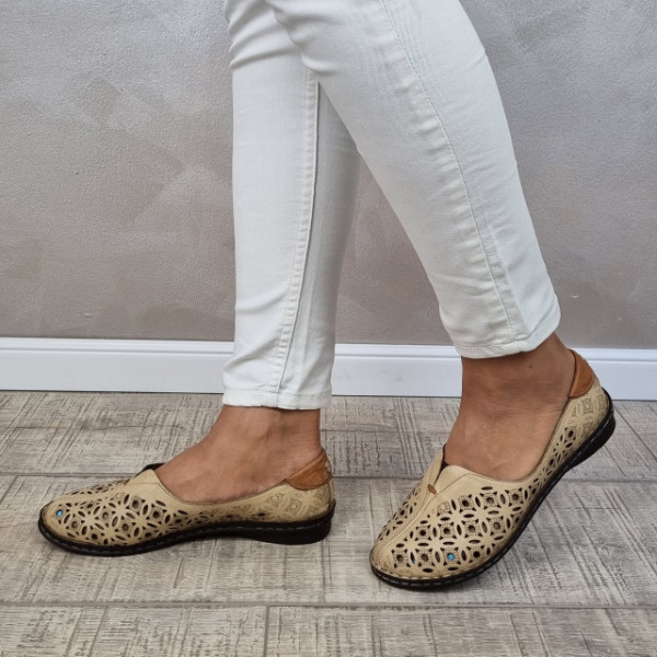 Pantofi dama MANOS.RO piele naturala PV2089