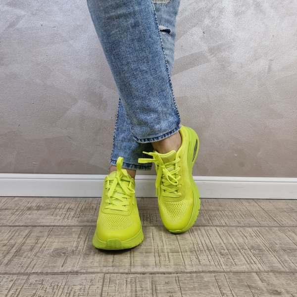Pantofi dama sport SKECHERS UNO FLEX 177794 LIME - Img 2