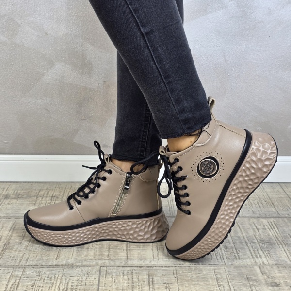 MANOS.RO Ghete dama casual sport piele naturala Filippo GD2632 - Img 4