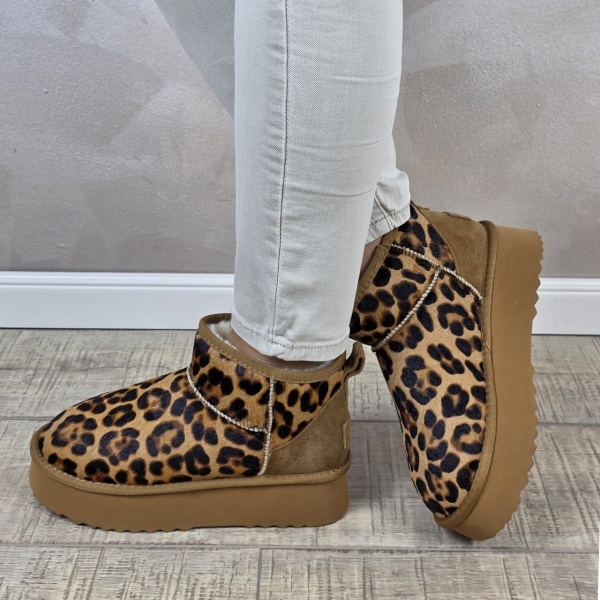 MANOS.RO Ghete dama piele naturala Water Repellent ANA VIOTTI GD2428 - Img 4