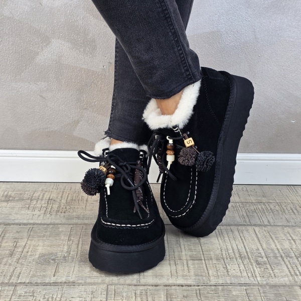 MANOS.RO Ghete/Pantofi dama piele naturala Water Repellent ANA VIOTTI GD2625 - Img 3