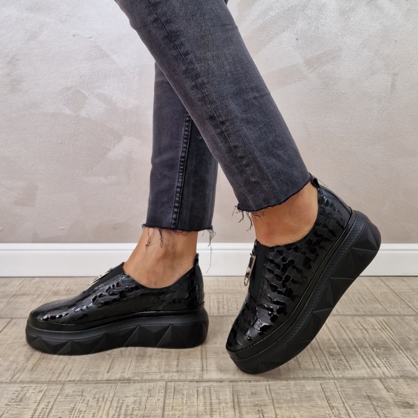 MANOS.RO Pantofi casual dama piele naturala PC1960 - Img 3