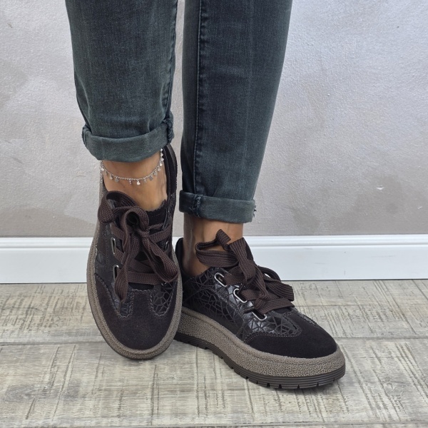 MANOS.RO Pantofi dama casual sport piele naturala FILIPPO PS866 - Img 3