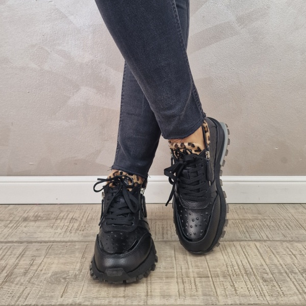 Pantofi casual/sport dama MANOS.RO piele naturala PS488 - Img 2