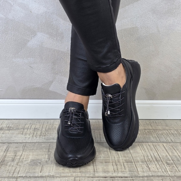 Pantofi casual/sport dama MANOS.RO piele naturala PS694 - Img 2