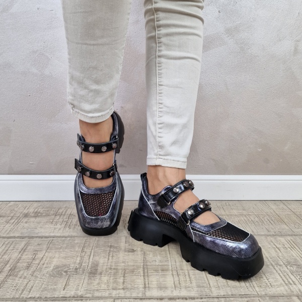 Pantofi casual/sport dama MANOS.RO piele naturala PV2138 - Img 2