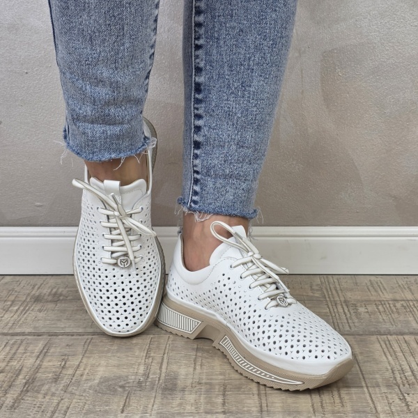 Pantofi casual/sport dama MANOS.RO piele naturala PV2162 - Img 2