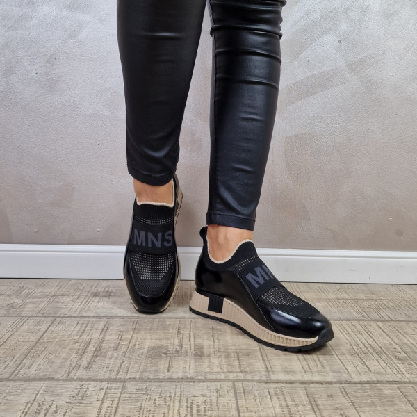 Pantofi casual/sport dama Manos.ro StretchFit/piele naturala PS394 - Img 4