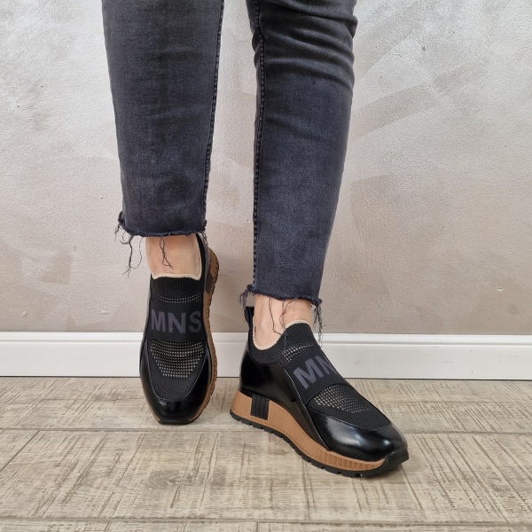 Pantofi casual/sport dama Manos.ro StretchFit/piele naturala PS394 - Img 7