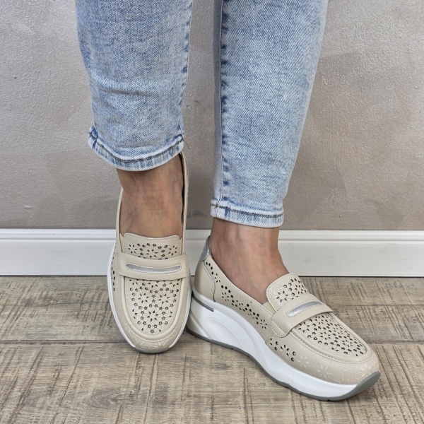 Pantofi dama casual ANA VIOTTI piele naturala PC2354 - Img 3