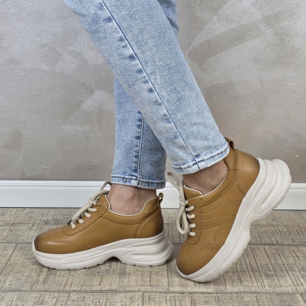 Pantofi dama casual Franco piele naturala PS686 - Img 4