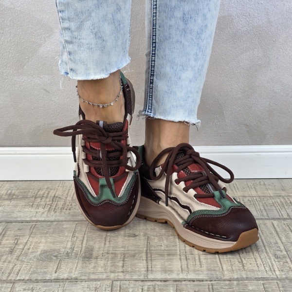 Pantofi dama sport FEELING piele naturala PS820 - Img 3