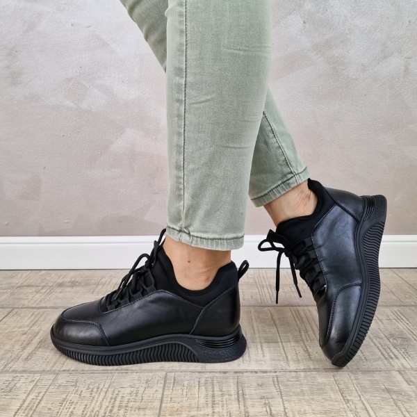 Pantofi dama sport FORMAZIONE piele naturala PS531 - Img 3