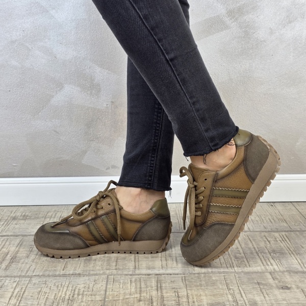 Pantofi dama sport FORMAZIONE piele naturala PS618 - Img 4